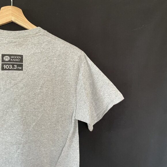 Moody Bible Institute Walk Worthy t-shirt short sleeved gray cotton size S - Picture 8 of 9